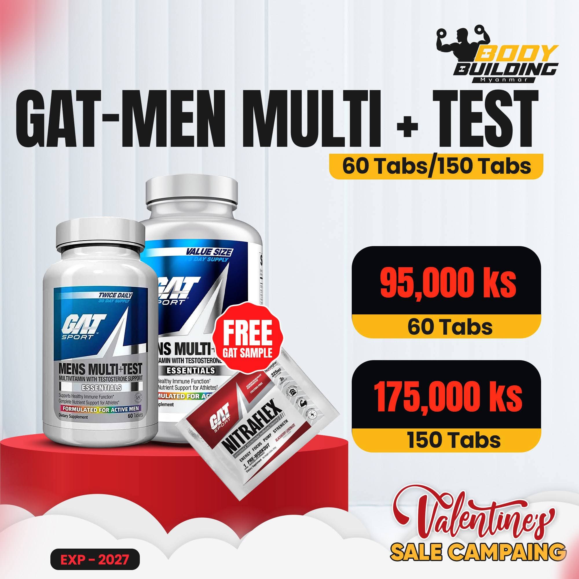 FREE SAMPLE / GAT Sport - Men Multi + Test
