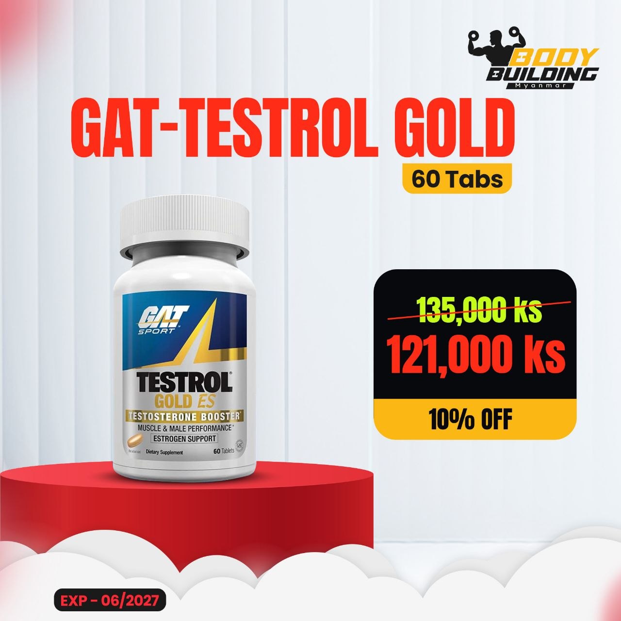 (10% OFF) PROMO / GAT TESTROL GOLD